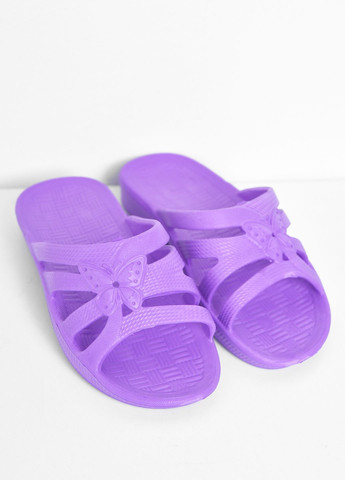 Шльопки дитячі для дівчинки піна фіолетового кольору Let's Shop (276456759)