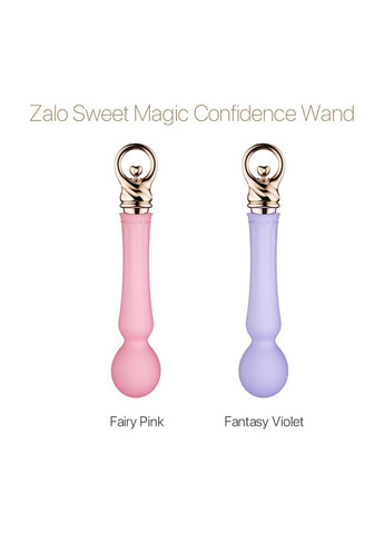 Вибромассажер с подогревом Sweet Magic - Confidence Wand Fairy Pink Zalo (277235534)