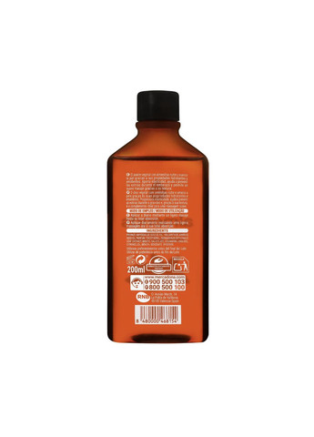 Натуральное масло сладкого миндаля для безупречной кожи и волос Aceite corporal de almendras 100% natural 200 мл Deliplus (265296333)