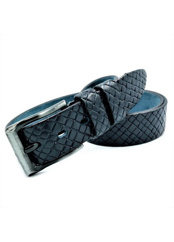Ремень мужской кожаный Weatro Синий mnk40rus-014 Le-Mon (272950038)