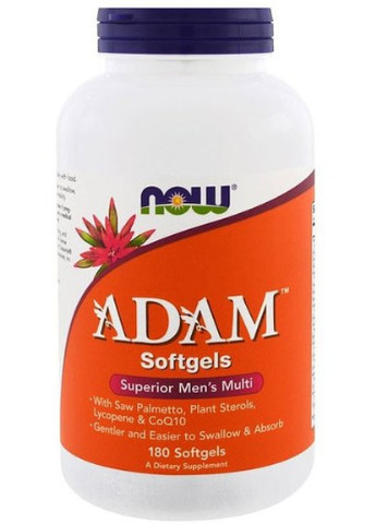 ADAM, Superior Men's Multi 180 Softgels NOW-03881 Now Foods (256720518)