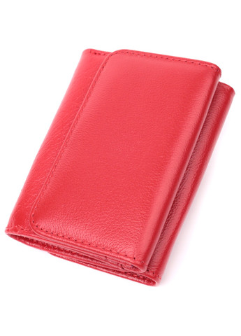 Шкіряний яскравий гаманець для жінок 22505 Червоний st leather (277980414)