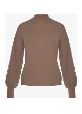 Светло-коричневый демисезонный свитер Lascana