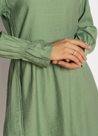 Зеленое кэжуал изящное платье (зеленый) Time of Style однотонное
