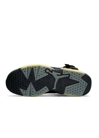 Хакі Осінні кросівки чоловічі, вьетнам Nike Air Jordan Retro 6 X Travis Scott ‘Olive’