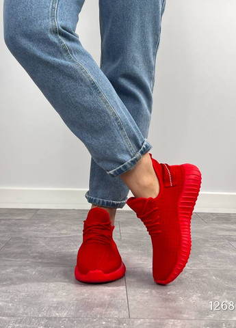 Червоні осінні демисезонні кросівки No Brand