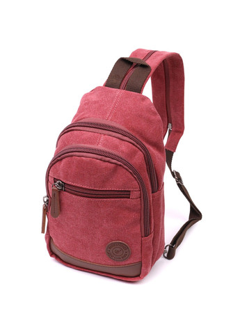 Мужская стильная сумка через плечо с уплотненной спинкой Vintagе 22175 Бордовый Vintage (267932151)