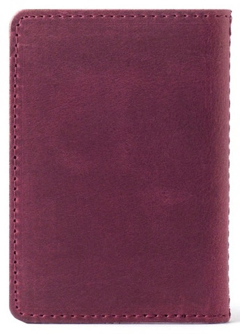 Кожаная обложка на id паспорт, для документов (права, техпаспорт) Villini 017 Бордовый Martec (259164686)