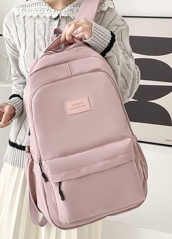 Рюкзак JINISIAO жіночий дитячий шкільний портфель рожевий No Brand (276001448)