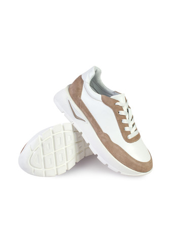 Білі осінні кросівки жіночі бренду 8200313_(1) ModaMilano