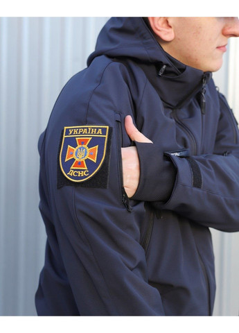 Куртка тактическая Хантер Софтшелл синяя на сетке 60-62 No Brand (258187229)