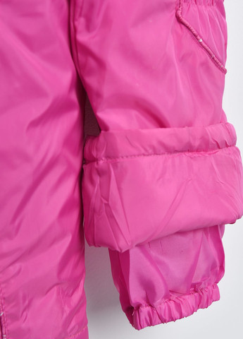 Рожева зимня куртка та напівкомбінезон дитячий для дівчинки єврозима рожевого кольору Let's Shop