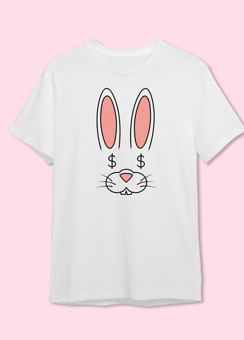 Белая футболка белая «bunny» Lady Bunny