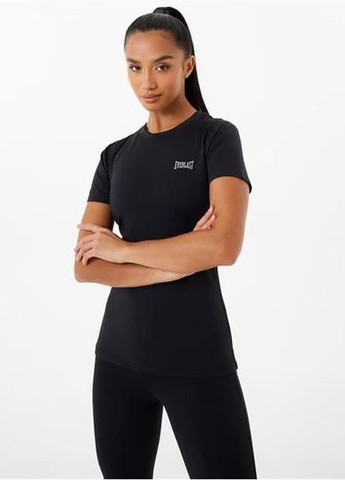Женская спортивная черная футболка Crew Fit. Оригинал. Размер M Everlast - (262808166)