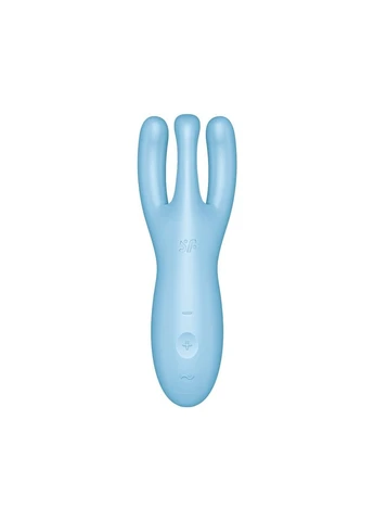 Клиторальный смарт вибратор Threesome 4 Blue с тремя пальчиками Satisfyer (277235040)