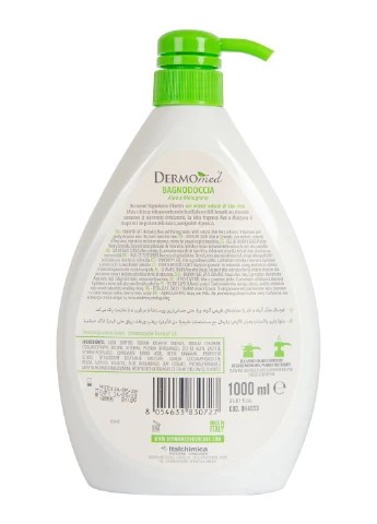гель для душу Aloe e Melograno 1л Dermomed (272644408)