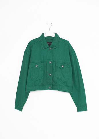 Зеленая джинсова куртка,зелений, Brave Soul