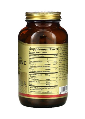 Ester-C Plus Vitamin C 1000 mg 50 Caps Solgar (256721522)