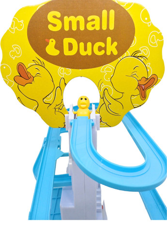 Утки спускаются с горки утята электрическая игрушка трек с утками уточками и звуковыми эффектами Small Duck No Brand (259906547)
