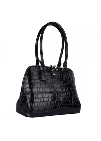 Женская кожаная сумка Ashwood C53 Black (Черный) Ashma (261855878)