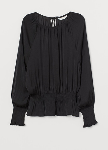 Черная блуза демісезон,чорний, H&M