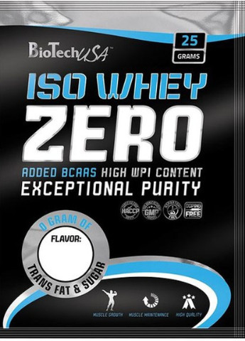 Iso Whey Zero 25 g /1 servings/ Salted caramel Biotechusa (256721395)