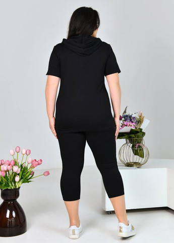 Женский костюм с лосинами цвет черный 433024 New Trend (258706370)