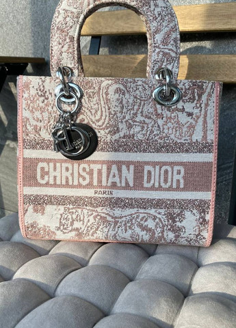 Сумка класична з лого Christian Dior Lady d-lite Vakko (260585754)