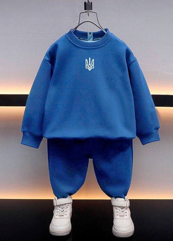 Детский синий костюм с гербом Украины No Brand (275090867)