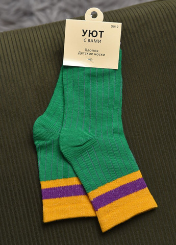 Шкарпетки дитячі зеленого кольору Let's Shop (276382878)