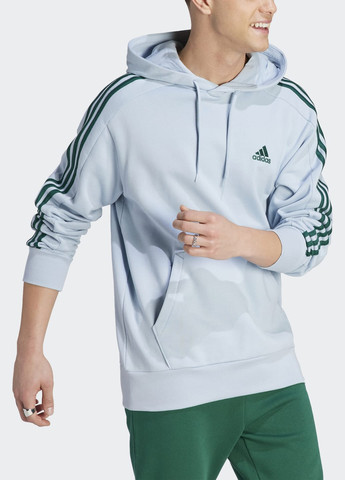Худи Essentials French Terry 3-Stripes adidas (259498341)