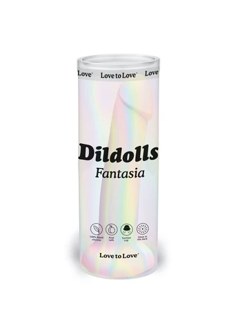 Фаллоімітатор що світиться в темряві DILDOLLS - FANTASIA ультрам'який Love To Love (277235980)