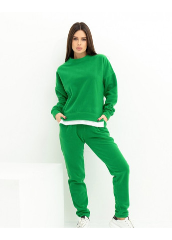 Спортивний костюм 13629 зелений ISSA PLUS (276902023)