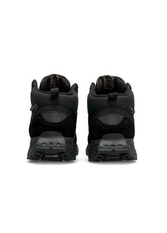 Черные зимние кроссовки мужские, вьетнам adidas Originals Retropy E5 Black Fur