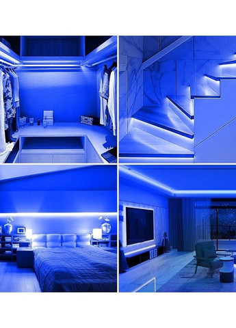 Неоновая гибкая лента Neon Flex 0740 силиконовая герметичная 12V-220V, 5 м Синий Led (268548089)