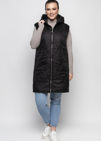 Женская жилетка на молнии с капюшоном DIMODA жіночий жилет від українського виробника (260533544)