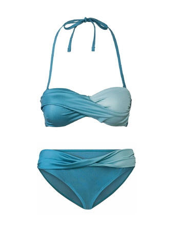 Блакитний літній купальник роздільний, бікіні Esmara