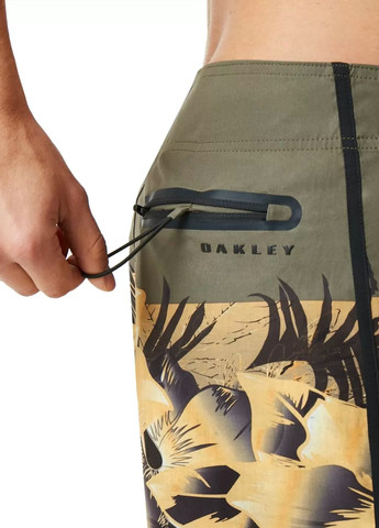 Мужские шорты для плавания Oakley flower block seamless 19" (259885559)