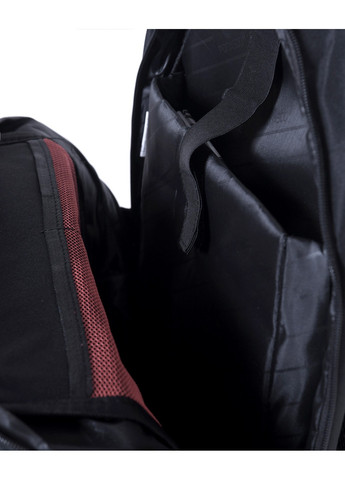 Черный повседневный вместительный мужской рюкзак из прочной ткани с выходом под USB карманом под ноут No Brand (258653574)