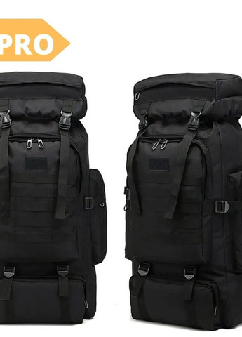 Тактичний рюкзак на 80 л, Армійський рюкзак ЧОРНИЙ (GR- 170_1070) XPRO (261330187)
