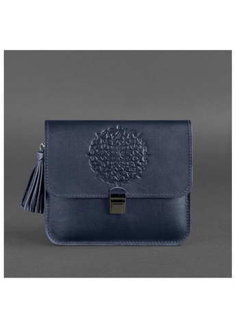 Жіноча шкіряна сумка, порожня, до Lilu темно-синього bn-bag-3-ями-блакитного BlankNote (263519282)