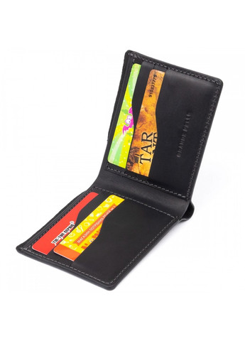 Мужское портмоне из натуральной кожи Amico 11320 Черное Grande Pelle (262523166)