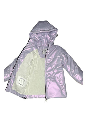 Лиловая куртка демисезонная для девочки лиловый цвет Модняшки