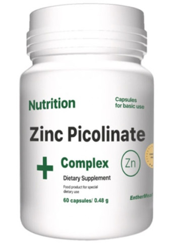 Zinc Picolinate + Complex 60 Caps EntherMeal (256719303)