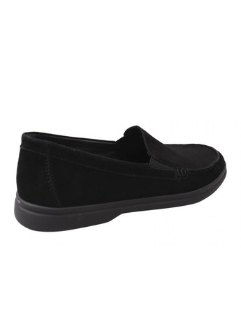 Черные туфли лоферы мужские из натуральной замши, на низком ходу, черные, Vadrus