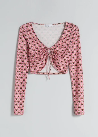 Топ лето,розовый в узоры, Bershka (275457140)