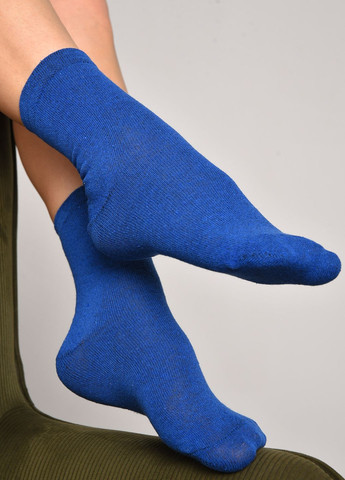 Носки женские демисезонные синего цвета размер 36-40 Let's Shop (277983295)