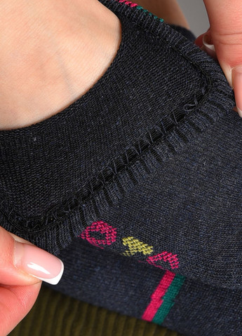 Шкарпетки жіночі спортивні темно-сірого кольору розмір 36-40 Let's Shop (277983265)