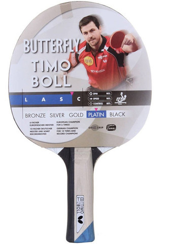 Ракетка для настільного тенісу TIMO BOLL Platinum 85026 Butterfly (257431592)