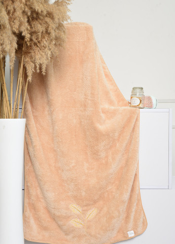 Let's Shop полотенце банное из микрофибры светло-бежевого цвета однотонный светло-бежевый производство - Турция